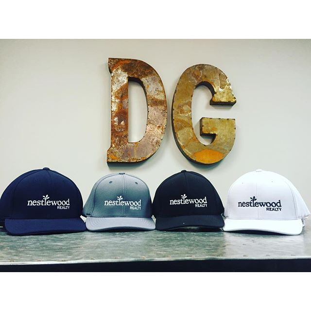 We need to connect @nestlewood.  Your fresh new lids are looking sharp!  @runnerwino @schein_strong #nestlewoodrealty #dunstangroup #headwear #pacificheadwear #embroidery