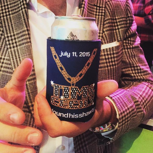 @ashelyd.hurteau said she wanted #BLING so we made it BLING.  #coolkoozieproject #dunstangroup #koozie #partyfavors