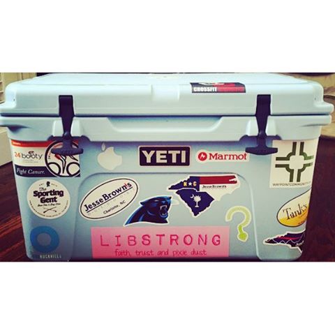 In honor of #nationalstickerday... Loving all of our clients represented here!  #carolinapanthers #LIBSTRONG #24hoursofbooty #jeesebrowns #waypointchurch #riderockhill #unknownbrewing #thesportinggent #tankstap #crossfitdilworth #dunstangroup #customeverything #yeti