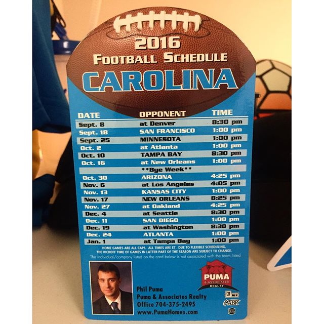 Who's ready for some football??? Magnets are a great and inexpensive way to add value and stay in front of the crowd that matters to you.  Looking good @pumaandassociates!  #schedulemagnets #football #dunstangroup