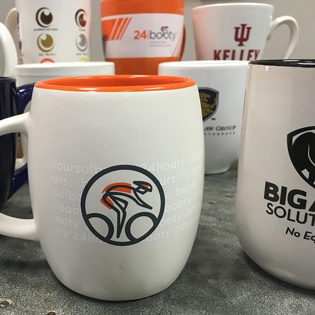 Celebrate National Coffee Day with a branded mug!  #NationalCoffeeDay