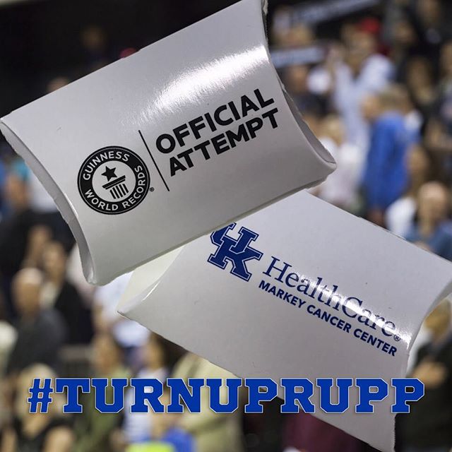 These little bits from The Dunstan Group are part of the University of Kentucky Guinness World Record attempt tonight! @universityofky @guinnessworldrecords